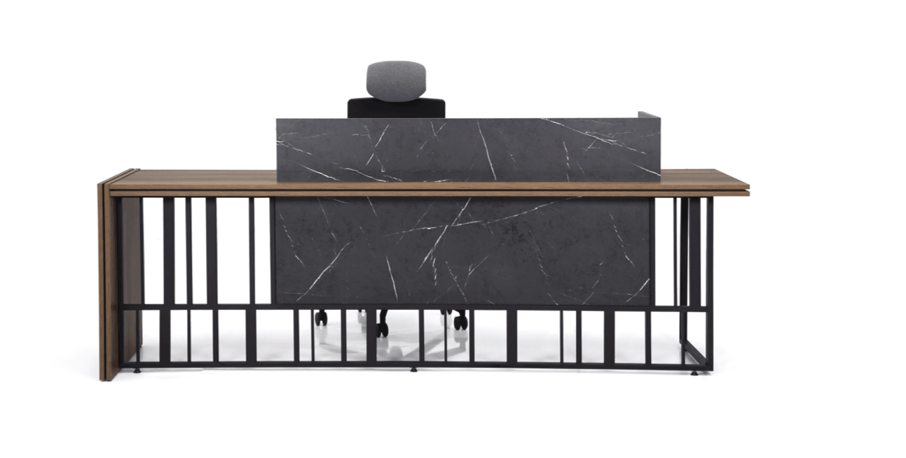 Open Modern Reception Desk - Euro Living Furniture